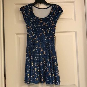 Blackmilk starry cap sleeve dress